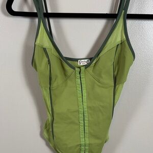 Free People Front Clasp Sleeveless Bodysuit